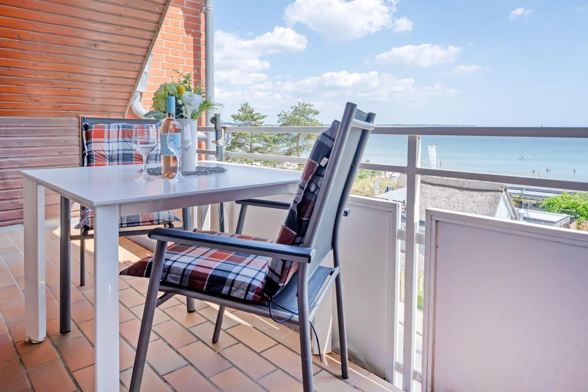 Strandburg Ostseeblick Scharbeutz Kültér fotó
